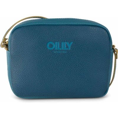 Afbeelding van Oilily Xara Schoudertas Dames Ritssluiting Verstelbare Schouderband Blauw One Size
