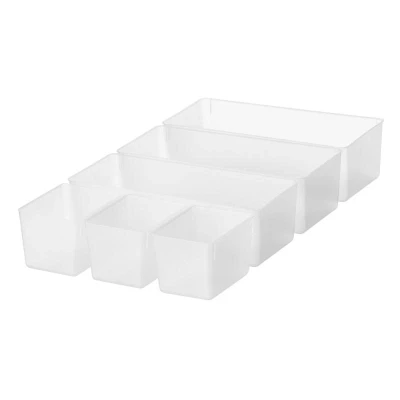 Afbeelding van ORTHEX 3+3 Tray for SmartStore 15 25x11x12 cm clear
