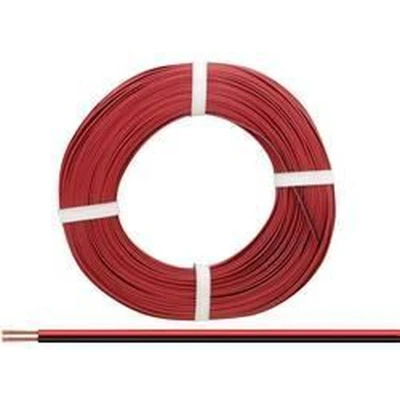Afbeelding van Donau Elektronik 218 50 dubbeldraad rood zwart m, meerkleurig, m