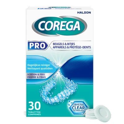 Afbeelding van Corega Pro Beugels &amp; Bitjes Tabletten 30TB