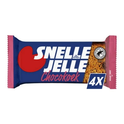 Afbeelding van Snelle Jelle Kruidkoek Choco 4 Pack 8 stuks