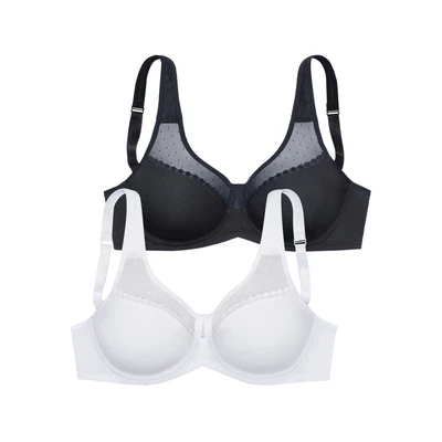 Afbeelding van Petite fleur Minimizer bh met beugel van zachte katoenkwaliteit (Set 2)