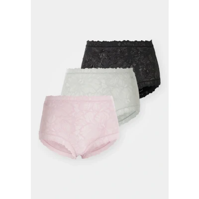 Afbeelding van Lindex Brief HIGH Blenda 3 PACK Onderbroeken, Dames, Maat: XS, Light dusty pink