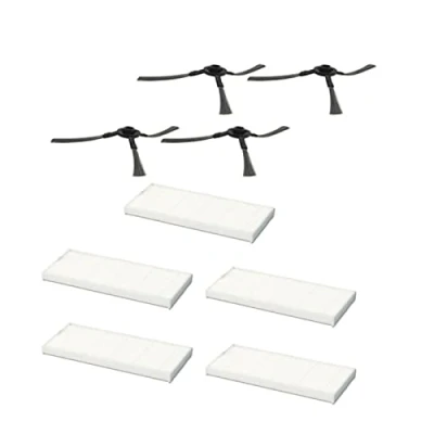 Afbeelding van GYing voor Vileda VR 102 / 201 303 robot stofzuiger accessoires, reserveonderdelen (4xside borstels, 5xHEPA filters)