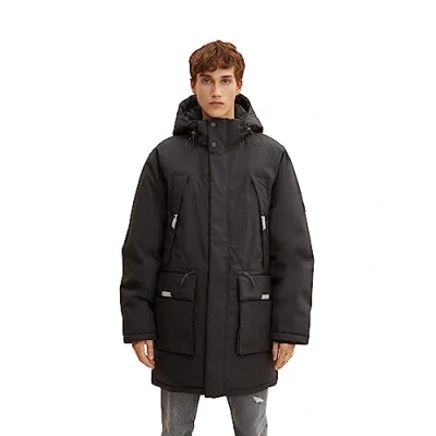 Afbeelding van TOM Tailor Denim Arctic Winterjas, Heren, Maat: Medium, Black