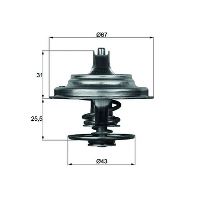 Afbeelding van Mahle Original Thermostaat TX 23 83D