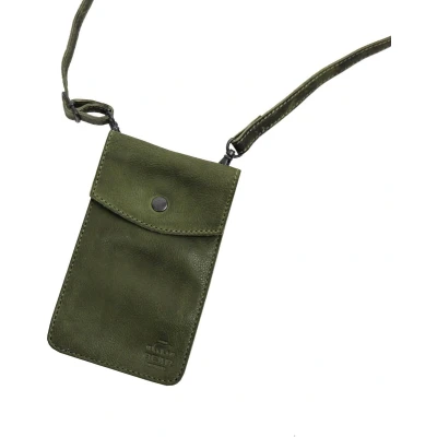 Afbeelding van Bear Design Telefoontasjes Calisto Pelle Leer groen