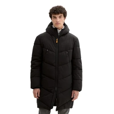 Afbeelding van TOM TAILOR Denim Heren 1041777 Parka, 29999 Zwart, L, Black, L