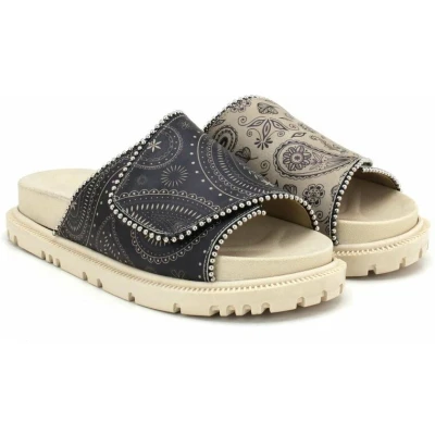 Afbeelding van GOBY Leafes In Wind Sandalen Slippers Hoge kwaliteit Handmade Maat 39