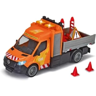 Afbeelding van Majorette Grand Series Mercedes Sprinter Benne 15 cm (schaal 1/43) Geluiden en lichten vanaf 3 jaar 213742001002