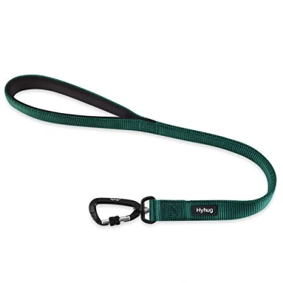 Afbeelding van Lichtgewicht haakgesp van aluminiumlegering, hoogwaardig verbeterd verkeer, duurzaam nylon, 60 cm, korte riem, met zachte neopreen voeringhandvat, professionele training (61 inch lang, donkergroen)