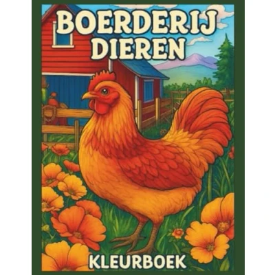 Afbeelding van Boerderij Dieren: Kleurboek