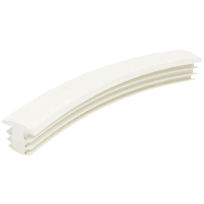 Afbeelding van Traptrede profiel Rubber Wit, 25 meter
