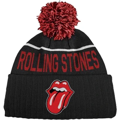 Afbeelding van The Rolling Stones Classic Tongue Beanie Muts Zwart