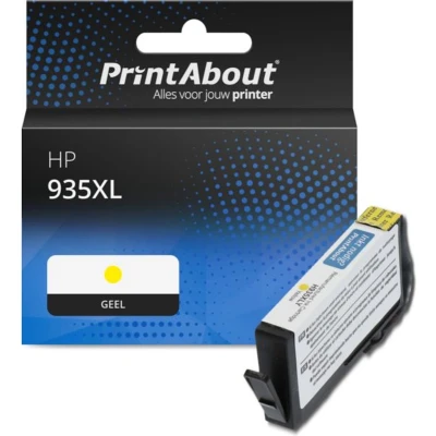 Afbeelding van Huismerk HP 935XL (C2P26AE) Inktcartridge Geel Hoge capaciteit