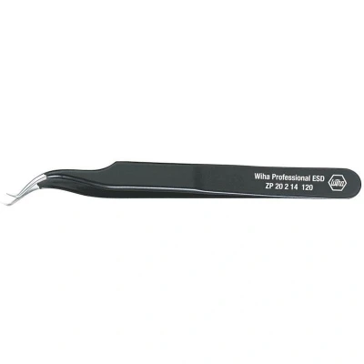 Afbeelding van Wiha Precisiepincet Professional ESD type 7abb (32336) 120 mm