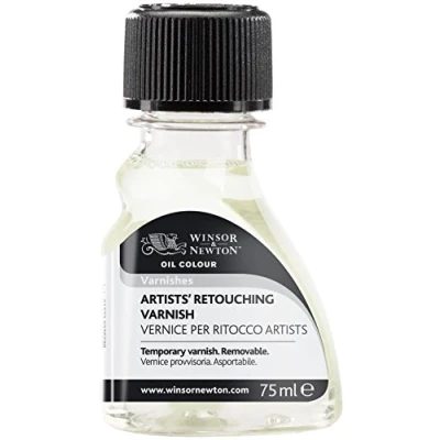 Afbeelding van Winsor &amp; Newton 3021736 Olieverf, Artist Retouch Vernis, 75 ml fles, een tussenvernis die snel droogt tot niet vergelende glanzende film