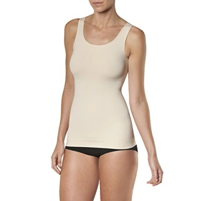 Afbeelding van SLEEX shapewear figuurvormend dames onderhemd (met brede dragers) (44032), kleur huidskleurig, maat M/L