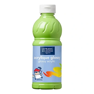 Afbeelding van Lefranc &amp; Bourgeois Glossy Kinder Acrylfarben, 500ml Tube Anisgrün
