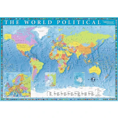 Afbeelding van Trefl 2000 Political map of the world