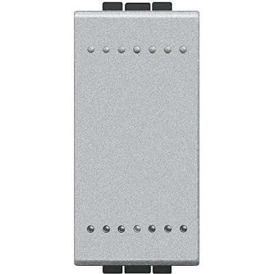 Afbeelding van Bticino sn4005nf Livinglight knop, 1P, 10 A, 1 m, wit, grijs, SNT4005NF