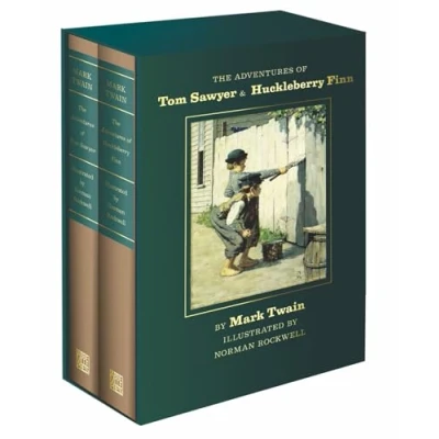 Afbeelding van The Adventures of Tom Sawyer and Huckleberry Finn: Norman Rockwell Collector&#039;s Edition