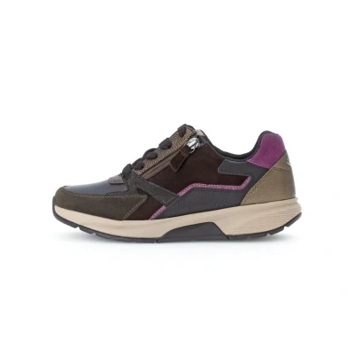 Afbeelding van Gabor Rollingsoft Sneakers zwart Suede Dames Maat 36