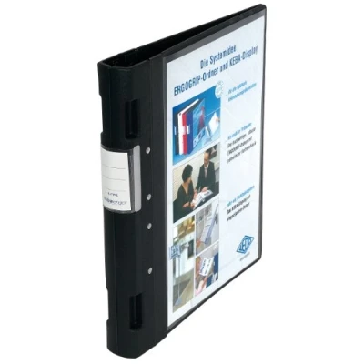 Afbeelding van Wedo 5815001 map Ergogrip presentatiemap (A4, 4 ringmechanisme, kunststof, 31,3 x 3,8 28,0 cm) zwart