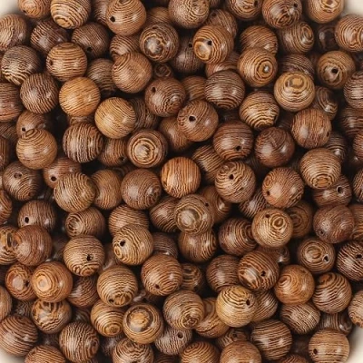Afbeelding van DAHI kralen 600 stuks houten 8 mm knutselkralen voor doe het zelf sieraden maken (8 mm/600 stuks)