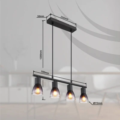 Afbeelding van Globo, Hanglamp, Satella (E14)