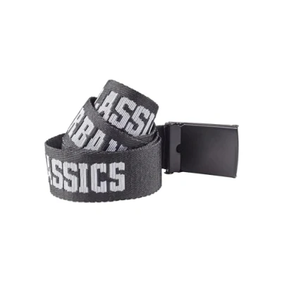 Afbeelding van Urban Classics Jaquard Riem, Heren, Maat: One Size, black white