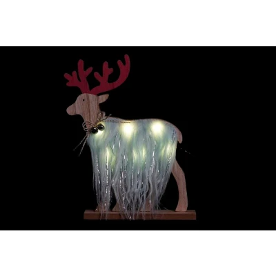 Afbeelding van Kerstversiering DKD Home Decor Polyester MDF Rendier (23 x 5 16 cm) (4 Stuks)