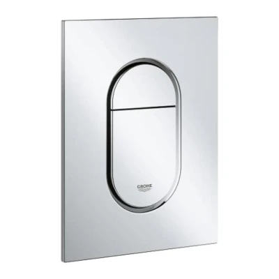 Afbeelding van Grohe Arena Cosmopolitan bedieningsplaat 2 knops verticaal Chroom