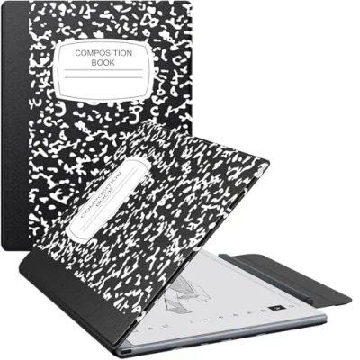 Afbeelding van MoKo for Remarkable 2 Tablet Case, Lightweight Ultra Thin Magnetic Case with Wide Pen Protective Clasp, Smart Cover Folio 10.3&quot; 2020 Release, Black Notebook