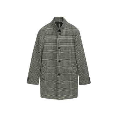 Afbeelding van TOM TAILOR Herenmantel, 32806 Ecru Black Houndstooth, S