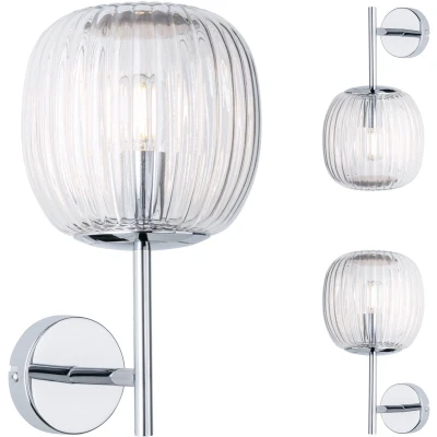 Afbeelding van Paulmann Ruya 71140 Wandlamp E14 Glas, Chroom
