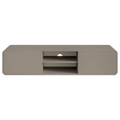 Afbeelding van Selsey Oro TV meubel 2 laden, hangend donker beige