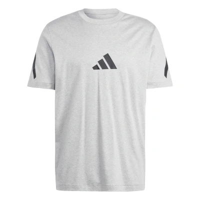 Afbeelding van adidas Sportswear Tshirt print, Heren, Maat: XS, Medium grey heather