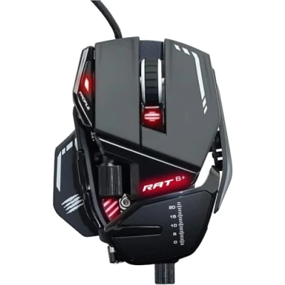 Afbeelding van Mad Catz R.A.T. 8+ muis USB Optisch 16000 DPI Rechtshandig [MR05DCINBL000 0]