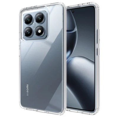 Afbeelding van Xiaomi 14T Hoesje Kunststof Accezz Softcase/Backcover Transparant Telefoonhoesje Shockproof/Valbescherming Black Friday Deals