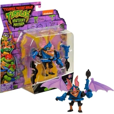 Afbeelding van GIOCHI PREZIOSI Ninja Turtles Chaos Mutante Wing Nut in actiefiguren versie grootte 12 cm gedetailleerd voor kinderen vanaf 4 jaar