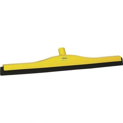Afbeelding van Vikan Klassieke Vloertrekker Kop met vaste nek en Zwart Rubber 60cm Geel