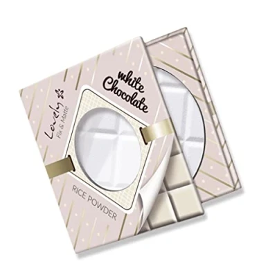 Afbeelding van LOVELY_White Chocolate Rice Powder transparentny puder ry¿owy do twarzy 9g