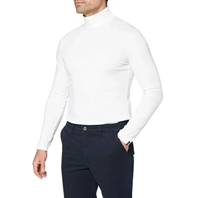Afbeelding van Trigema 602010 Herenshirt met lange mouwen, Wit., XXL