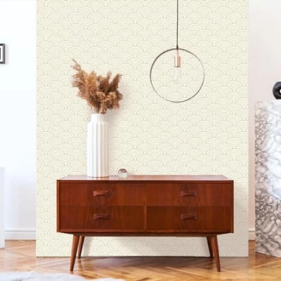 Afbeelding van Papier peint intissé pré encollé MOTIF ART DÉCO ARCS 1 rouleau de 300x60cm