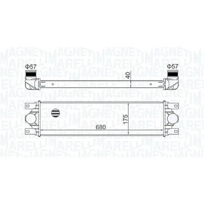 Afbeelding van Magneti Marelli Interkoeler 351319204780