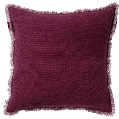 Afbeelding van Dutch Decor BURTO Kussenhoes van gewassen katoen Red Plum 60x60 cm roze