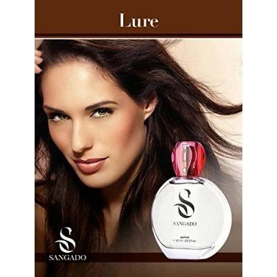 Afbeelding van LURE by SANGADO, Parfum voor vrouwen, 8 10 uur langhoudend, Luxe geur, Bloemig Fruitige, Fijne Franse Essenties, Extra Geconcentreerd, Magnetisch, Gepassioneerd, 60 ml