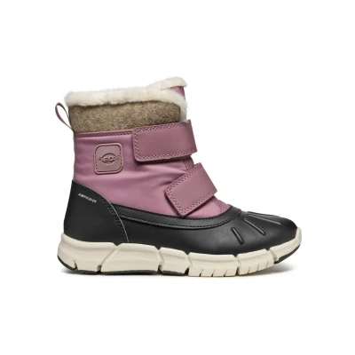 Afbeelding van Geox J Flexyper Girl B AB sneeuwlaarzen voor meisjes, Dk Rose Zwart, 34 EU