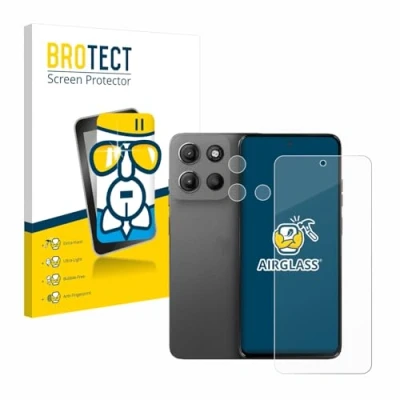 Afbeelding van BROTECT Screenprotector voor Motorola Moto G15 Power (Voor+Camera) Folie Beschermfolie Beschermglas transparant